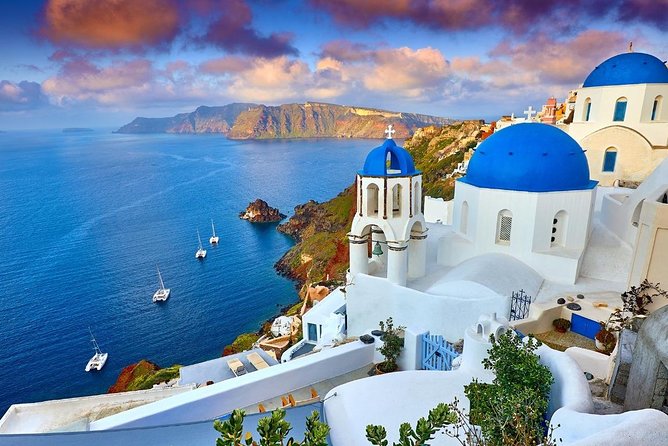 Shared Diamond Morning Trip of Santorini via Hot Springs & White Beach - Tour Highlights