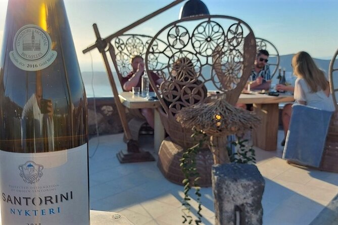 Wine Tasting and Food Pairing With Caldera Views - End Point Information
