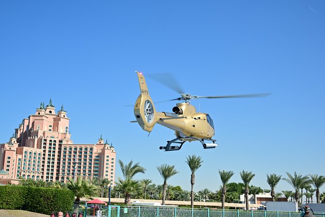 15 Minutes Dubai Palm Helicopter Tour - Booking Details