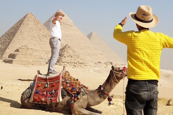 8-Hour Tour Pyramids Sphinx Egyptian Museum Bazaar Camel Ride Lunch From Cairo - Itinerary Highlights