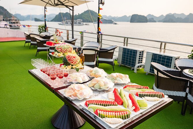 Arcady Premium Cruise Halong Bay Day Tour With Jacuzzi & Transfer - Additional Booking Info