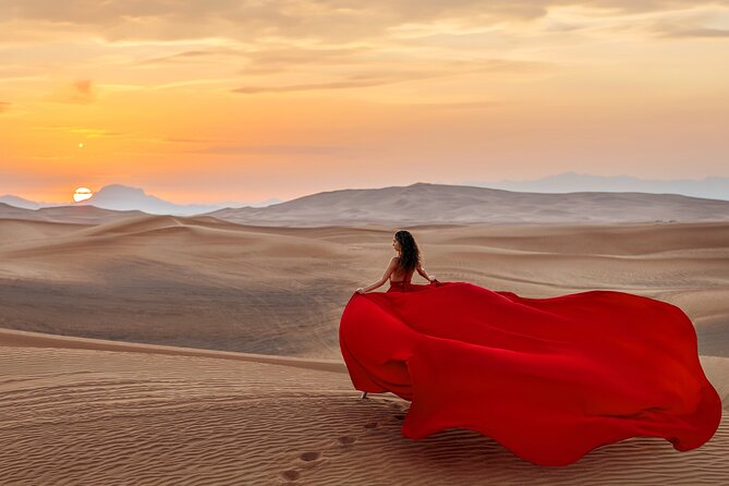 Dubais Desert Flying Dress © Photoshoot President Package - Pickup Information