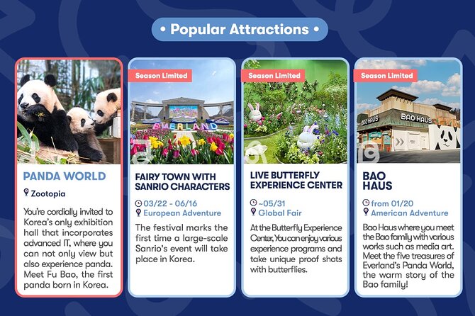 Everland Transfer + Admission Ticket With Meal Coupon - Booking Details