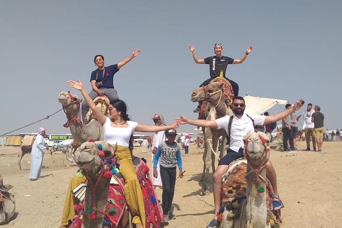 Full Day Tour to Giza Pyramids,Saqqara,Memphis&Dahshur With Lunch and Camel Ride - Pricing Details