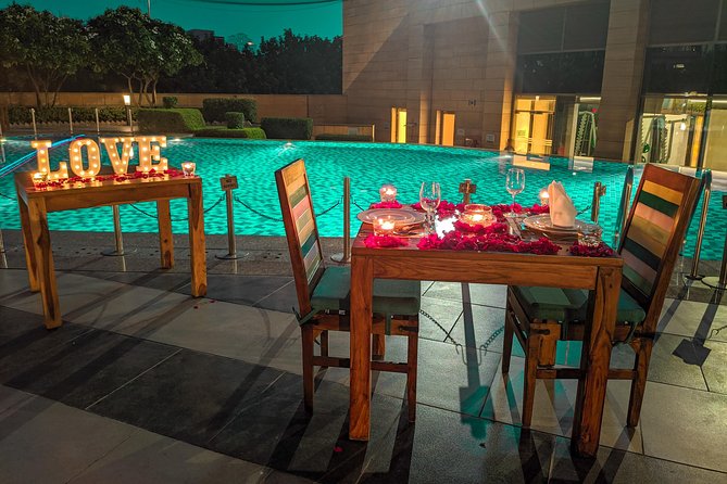 Instagram Photoshoot With Romantic Dinner Date - Poolside Dining