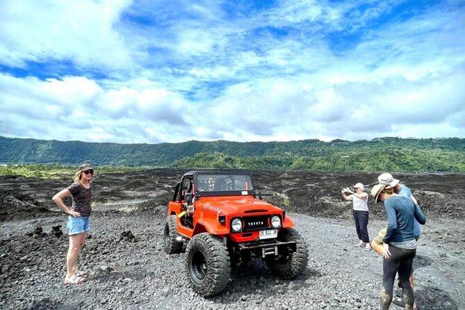 Mount Batu Sunrise by Jeep 4WD + Black Lava + Natural Hotspring - Transportation Details