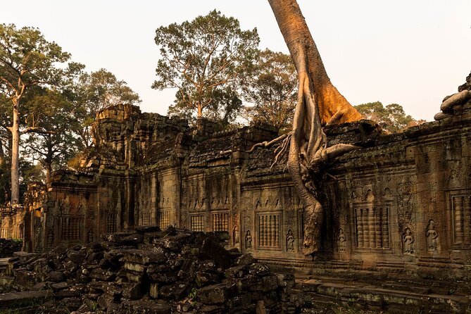 One-Day Private Guided Backroads Cycling Tour of Angkor Temples - Temple Visits
