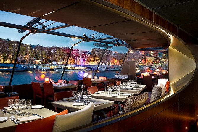 Paris Menu Dinner Night Cruise-Bateaux Parisien - Cancellation Policy