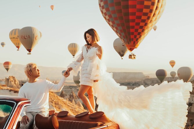 Photo Shoot in Cappadocia With Flying Dresses - Additional Rentals Available