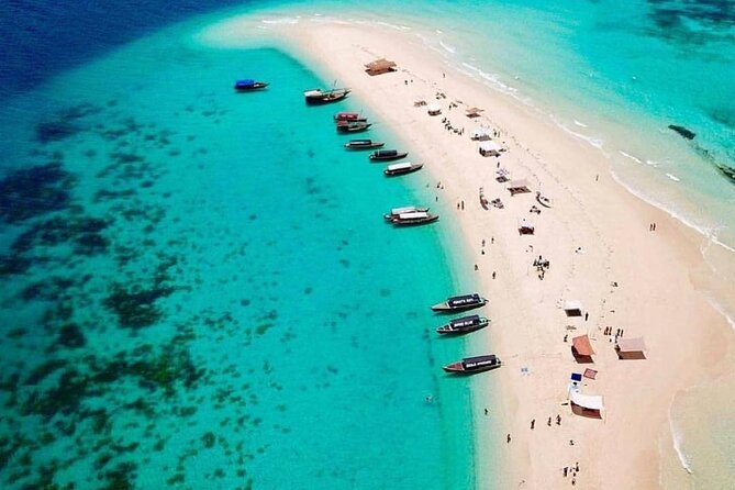 Prison Island; Stone Town Tour; Secret Garden; Kuza Cave; Paje Beach; The Rock - Relaxing at Paje Beach