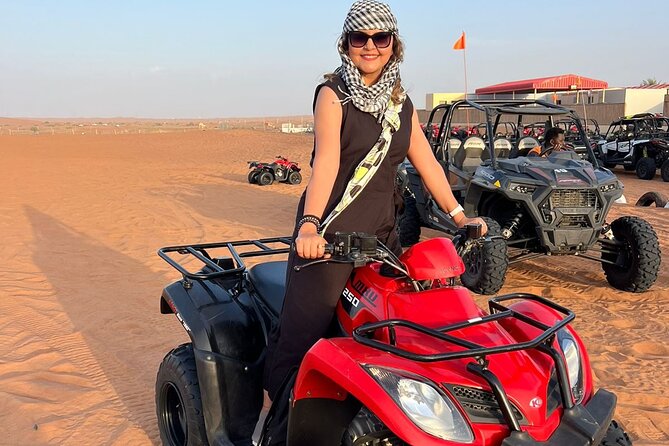 Private Red Dune Desert Safari Camel Ride Premium BBQ Dinner - Location and Duration