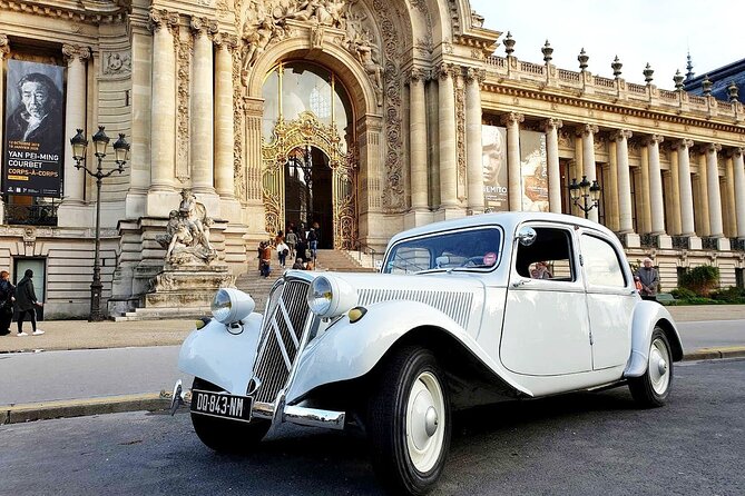 Private Vintage Car With Montmartrearea in Paris &Cdg Transfers - Additional Tour Information
