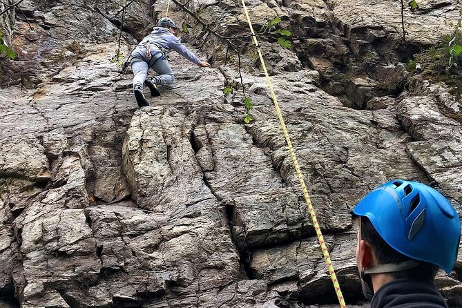 Rock Climbing and Abseiling in the Mountains of Sligo - Climbing Equipment Provided