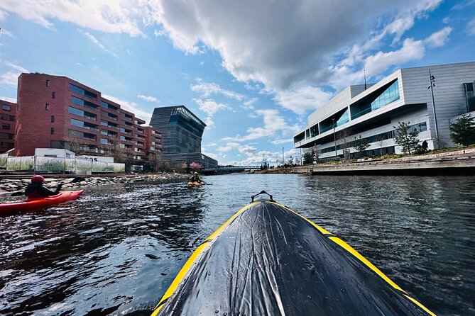 Urban Packraft Tour Down Akerselva River Through Central Oslo - End Point