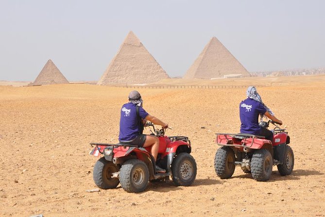 Cairo Layover Tour to Giza Pyramids , Quad Bike, Camel Ride,Lunch - Booking Details