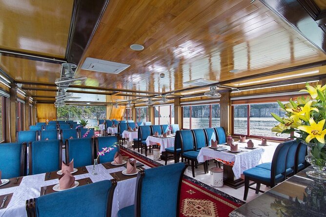 Deluxe Halong Bay Day Cruise Small Group From Tuan Chau Island - Frequently Asked Questions