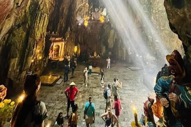 Hoi An: Lady Buddha - Am Phu Cave - Marble Mountains Halfday Tour - Lunch Break