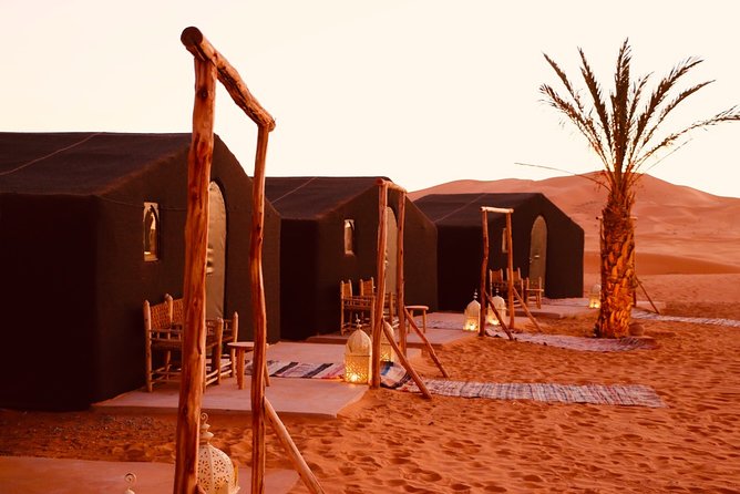 Merzouga: Overnight in Luxury Desert Camp With Camel Ride, Meals & Sandboarding - Pricing and Group Size