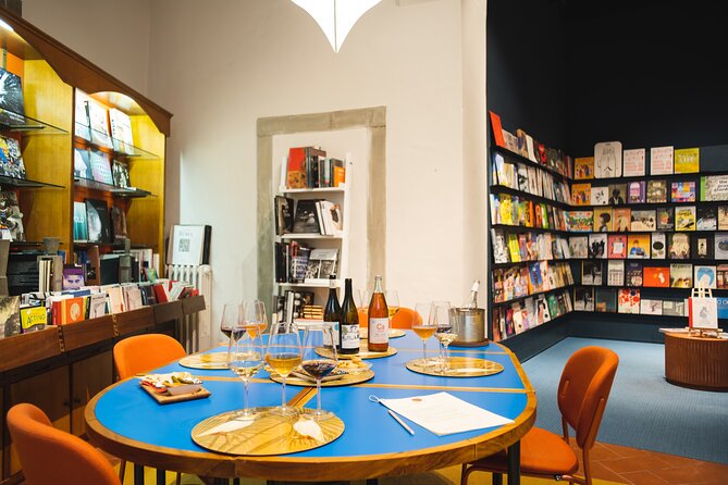 Natural Wine & Veggy Food Pairing in a Bookstore in Florence - Special Offer Details