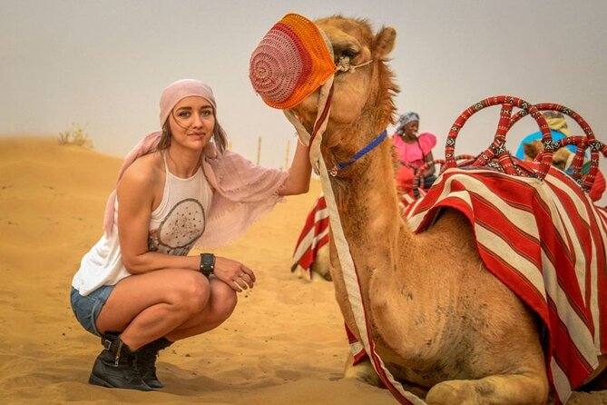 Premium Desert Safari Dubai With Camel Riding and BBQ Dinner - Sunset Viewing and Henna Painting