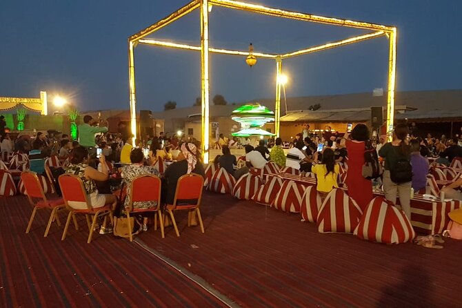Red Dune Desert Safari Dubai Camel Ride Sandboarding & BBQ Dinner - Alcoholic Beverages & BBQ Dinner