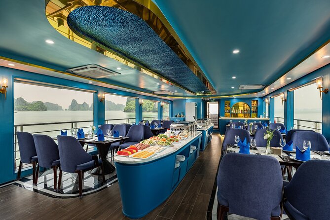 Arcady Halong 5 Star Day Cruise: Buffet Lunch, Wine & Fruits - Frequently Asked Questions