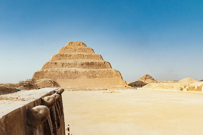 Day Tour to Pyramids,Sphinx,Memphis City and Sakkara Pyramids - Secure Reservations