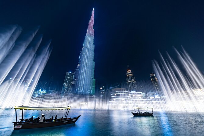 Dubai Burj Khalifa Fountain Show And Lake Ride - Admission to Fountain Show Viewing Area