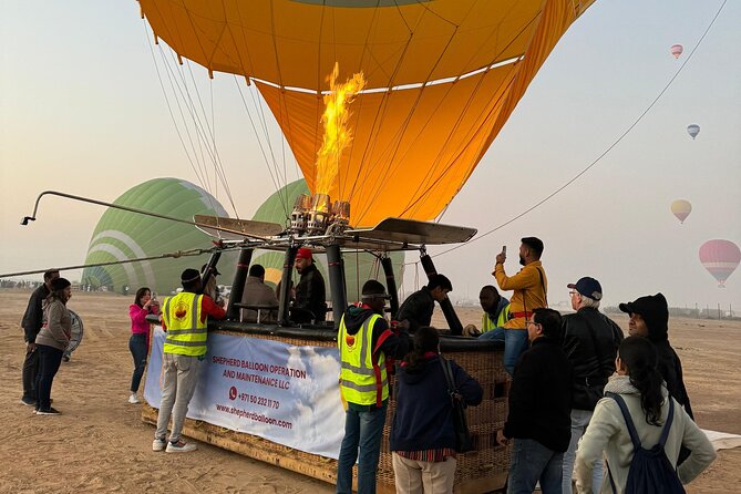 Dubai Sunrise Hot Air Balloon Flight - Safety and Health Considerations