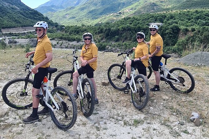 Electric Mountain Bike in Vjosa River Albania