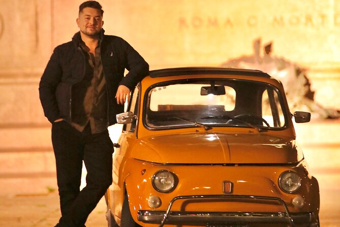 Explore Rome at Night in FIAT 500 Vintage With a Real Local - Booking and Payment Options