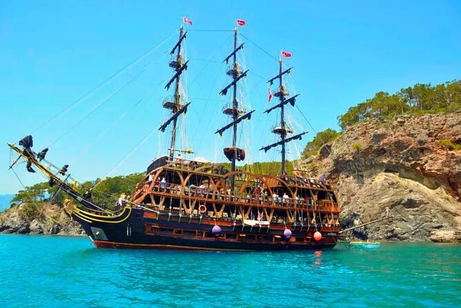 Full-Day Pirate Boat Tour With Lunch and Foam Party in Antalya - Pickup Information and Start Time