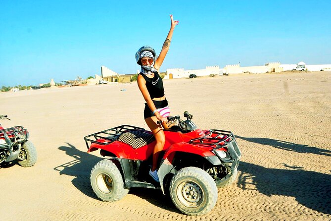Marsa Alam: 3-Hour Desert Safari Experience With the ATV Quad & Camel Ride