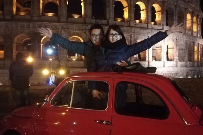 Private: 2 Hour Evening Tour of Rome Aboard a Vintage Fiat 500 - The Sum Up
