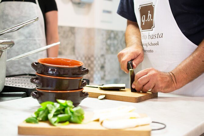 Semi Private Seafood Cooking Class-Lunch in the Heart of Sorrento - Logistics Information