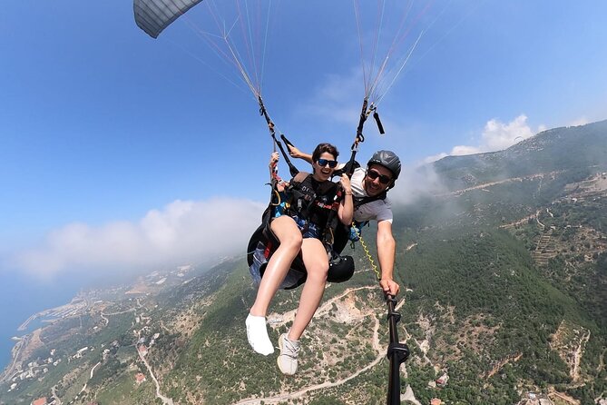 Side Paragliding in Kleopatra Beach