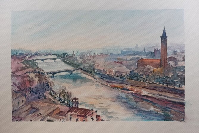 3 Hour Watercolor Private Experience in Verona - The Sum Up