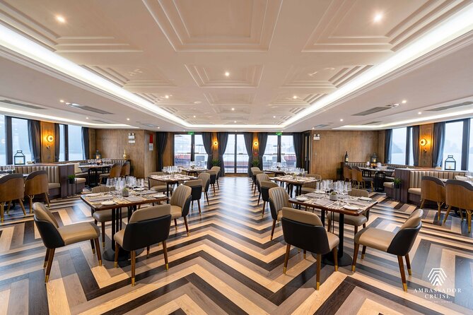 Ambassador Cruise Top Notch Luxury Day Tour in Halong Bay - Tour Highlights