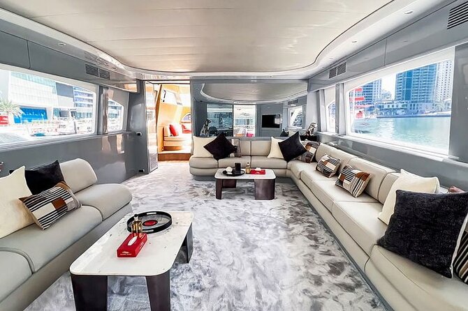 Dubai Marina Luxury Sea Boat Tour 2 Hours With Transfer - Private Tour Benefits
