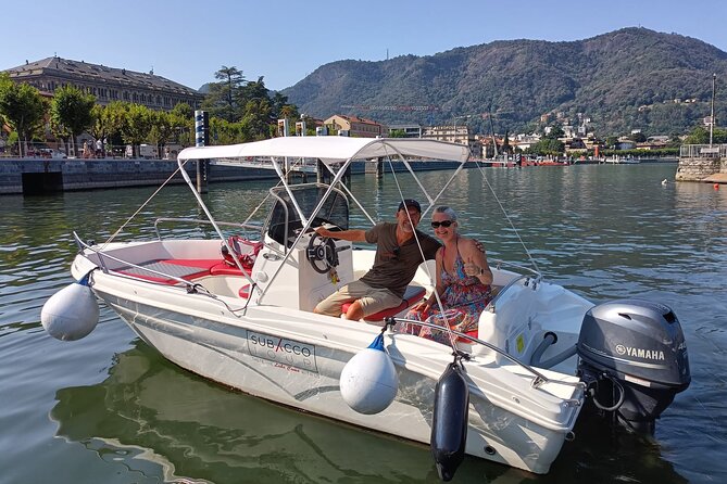 Four Hours Boat Rental in Lake Como