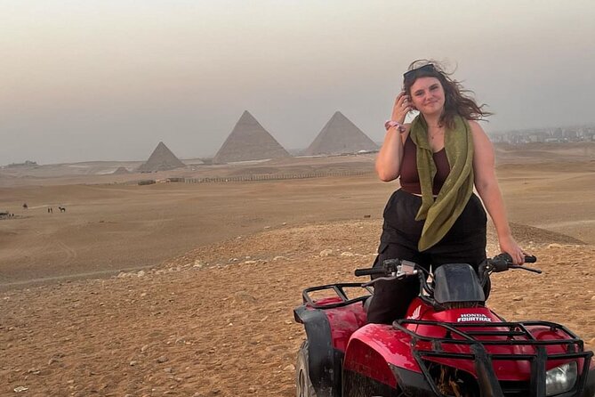 Giza Pyramids , ATV Ride , Felucca Sailing , Khan El Khalili - ATV Ride Experience