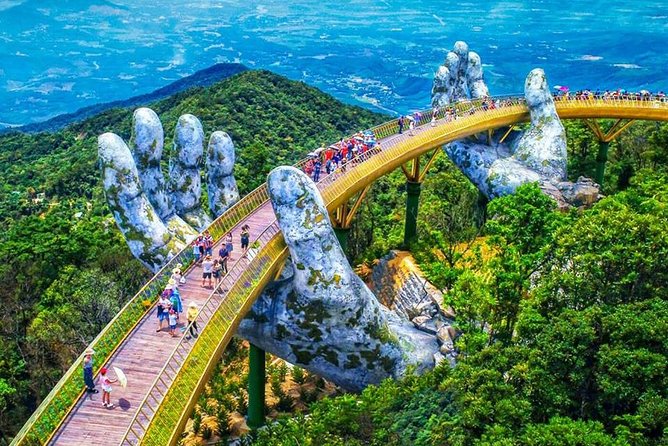 GOLDEN BRIDGE & BA NA HILLS via CABLE CAR From DA NANG or HOI an - Directions
