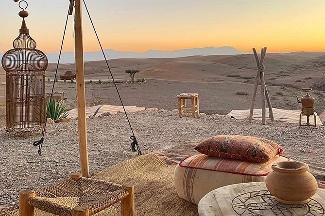 Magical Dinner & Sunset Experience in Agafay Desert From Marrakech - Pickup Logistics