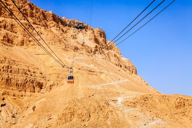 Masada and Dead Sea From Jerusalem