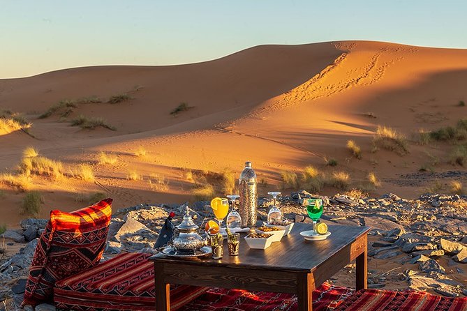 Merzouga: Overnight in Luxury Desert Camp With Camel Ride, Meals & Sandboarding - Directions: Reserve, Pay Later, Enjoy!