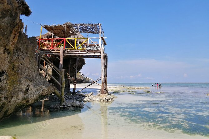 Mtende Beach; Kuza Cave; Paje Beach; Paje Seaweed Center; The Rock Restaurant - Exploring Kuza Cave