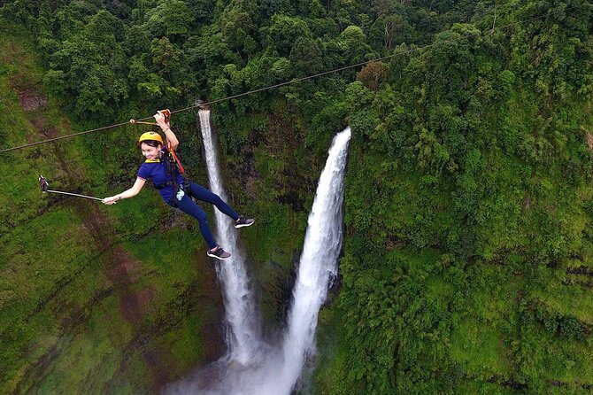 Pakse Zipline Experience in Tad Fane Waterfall - Location and Service