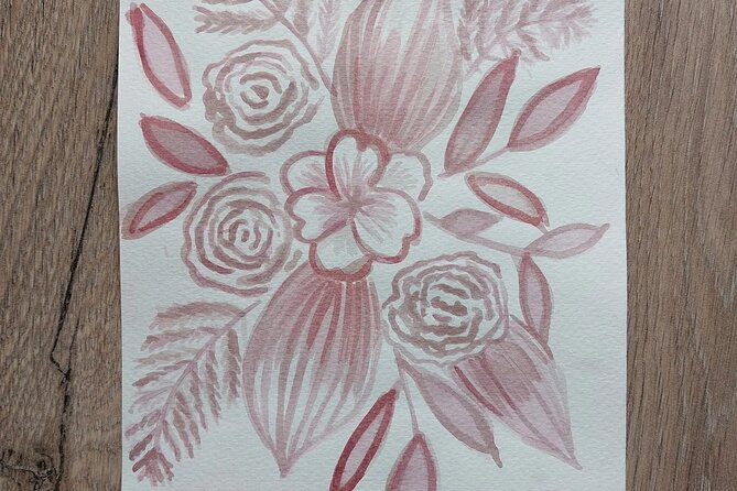 Art Class on How to Paint With Red Wine - ONLINE Experience - Location Details