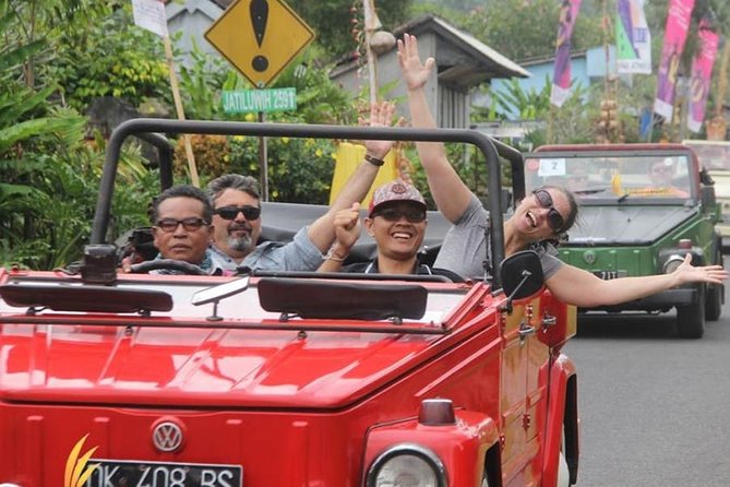 Bali VW Jeep Tour: Rice Terrace, Waterfall, Garden View - Itinerary Details