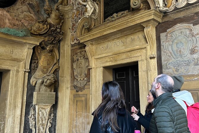 Bologna Walking Tour With Tower Sky View and Archiginnasio